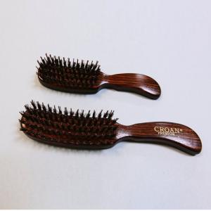 Professional Hair Brush Nylon Styling Pins, Hair Salon Brush, Wooden Handle Hair Brush