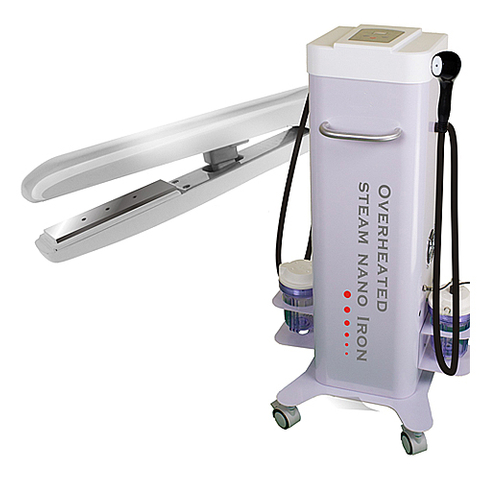 Hair Scales Frozen Closed Iron and Vacuum Nano Steamer Machine, Professional Hair Salon Equipment