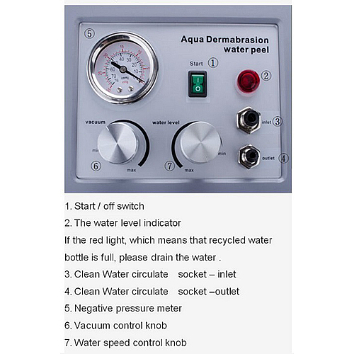 Skin Vacuum Spa Water Exfoliating Equipment