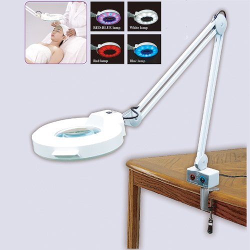 LED Color Light With Magnifying Lens Beauty Equipment