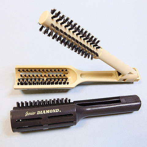Professional Heatproof Hair Brush, Hair Flat Clip Brush, Clip Comb, Salon Brush
