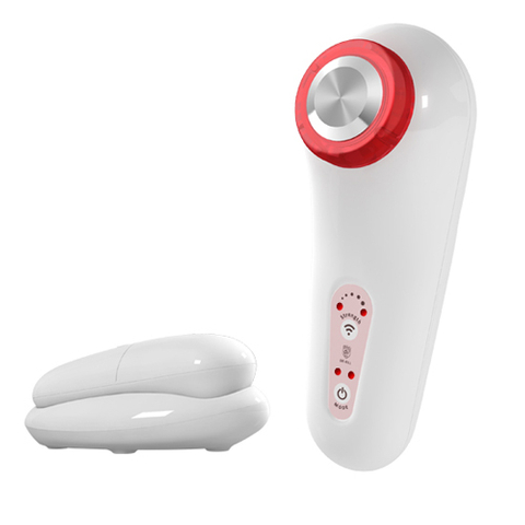 Ultrasound & LED Light Beauty Device, Personal Ultrasound Facial Care Beauty Equipment