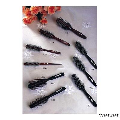 Professional Hair Brush, Hair Salon Brush, Wooden Handle Hair Brush