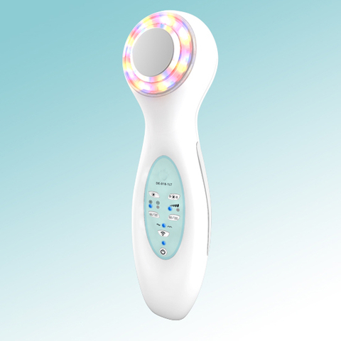Ultrasonic LED Galvanic Device, Personal Ultrasonic Facial Care Beauty Equipment