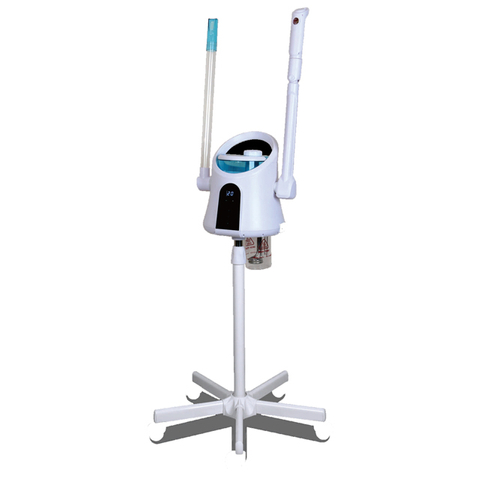 Hot and Cold Facial Steamer Beauty Equipment, Double Tube Facial Steamer